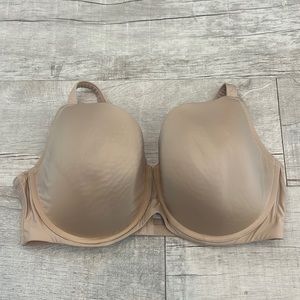 Cacique Cooling French Full Coverage Underwire Bra Size‎ 46DDD/F Nude